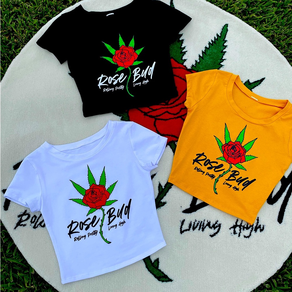 Rose Bud Crop Tops